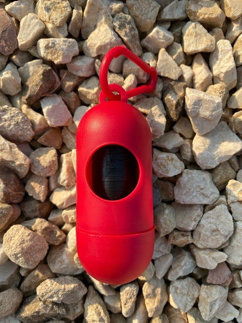 Dog Poop Bag Dispenser with Bags