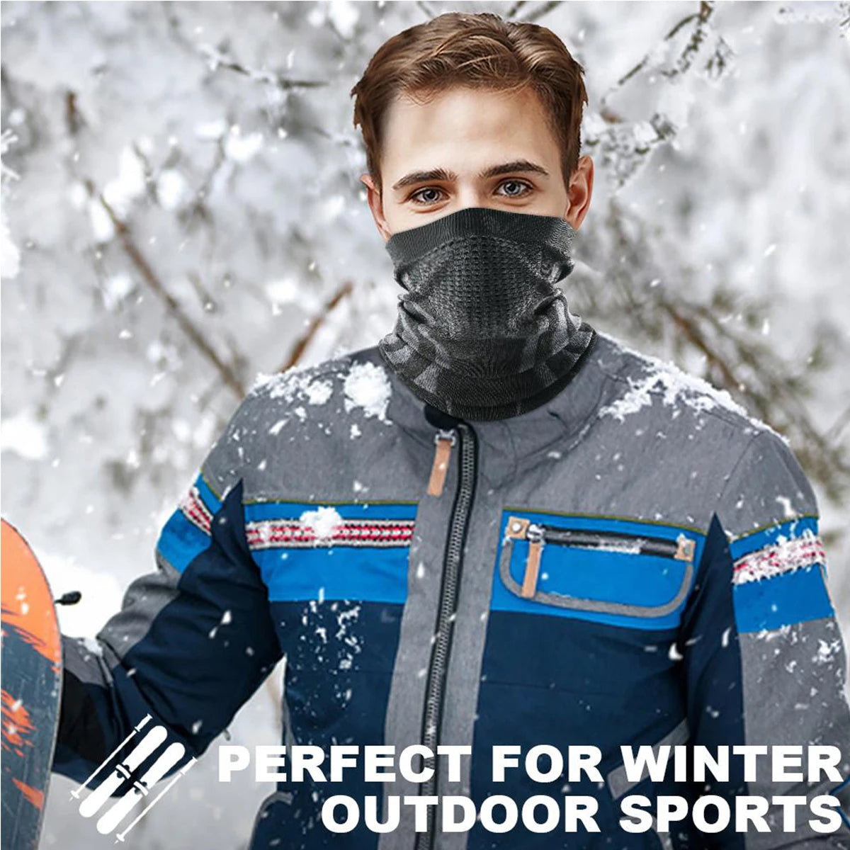 Winter Neck Warmer Gaiter/Balaclava,Windproof Face Mask for Ski,