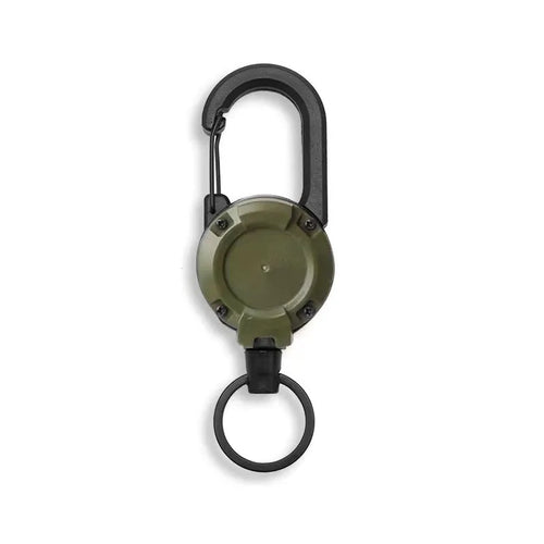 Retractable Heavy Duty Pull Reel Carabiner Strong Steel Wire Rope