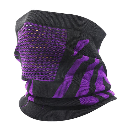 Unisex Warm Ski Mask Elastic Breathable Half Face Mask Scarf Outdoor
