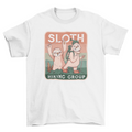 Sloth hiking club t-shirt