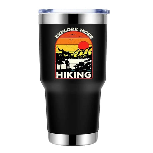 Explore More Hiking 30oz Insulated Vacuum Sealed Tumbler